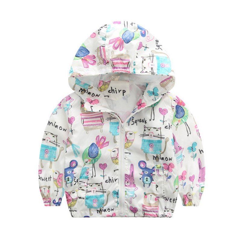 Baby girl cartoon hoodie - Cindi Book