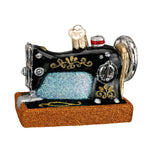 Old World Christmas Sewing Machine Ornament - hand-blown glass Christmas tree ornament (view 3)