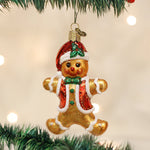 Old World Christmas Gingerbread Boy Ornament - hand-blown glass Christmas tree ornament