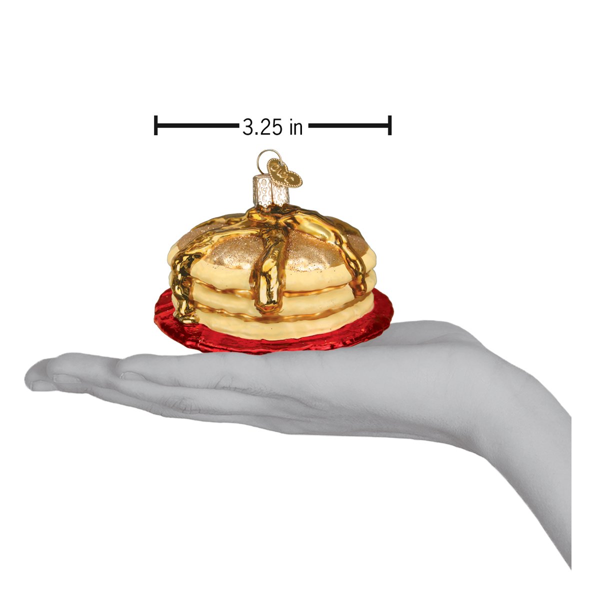 Old World Christmas Short Stack Ornament - hand-blown glass Christmas tree ornament (view 4)