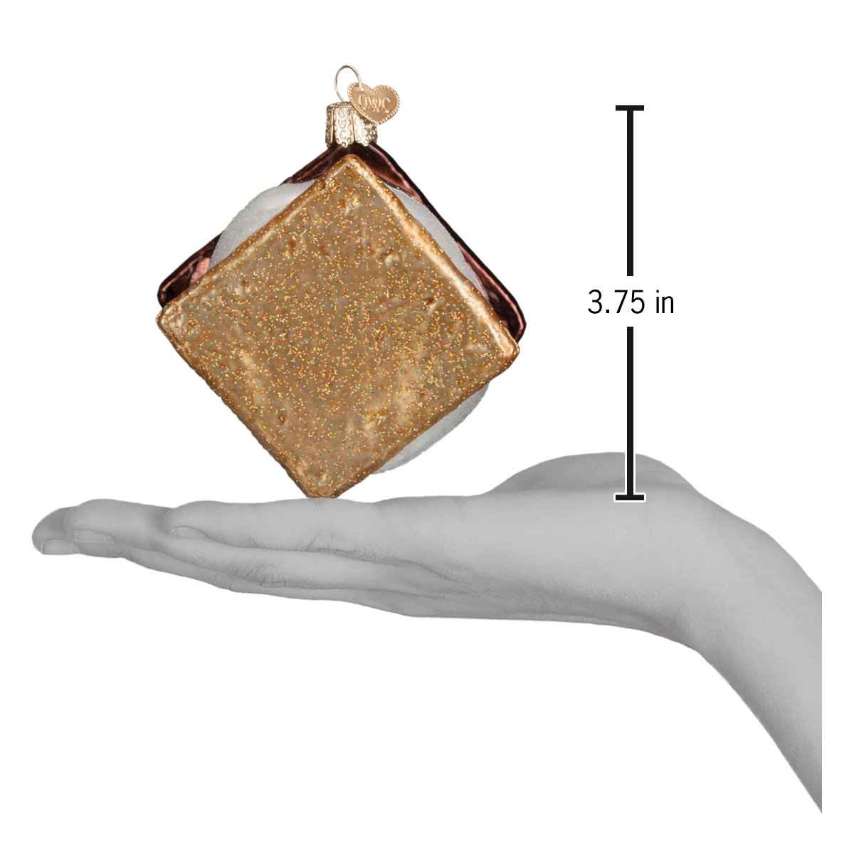 Old World Christmas S'more Ornament - hand-blown glass Christmas tree ornament (view 5)
