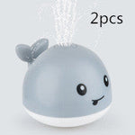 New Baby Bathroom Bath Electric Induction Whale Spray Small Toy - Cindi Book