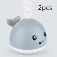 New Baby Bathroom Bath Electric Induction Whale Spray Small Toy - Cindi Book