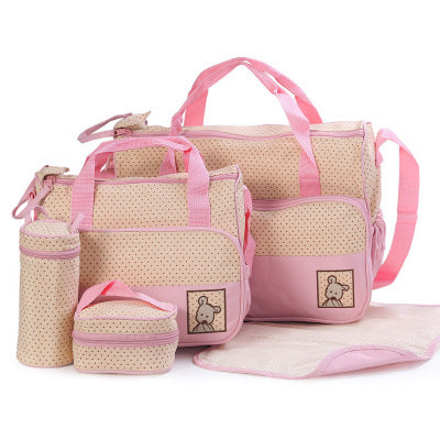 Baby Diaper Bag Suits For Mom Baby Bottle Holder Mother Mummy Stroller Maternity Nappy Bags Sets - Cindi Book