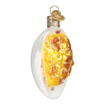 Old World Christmas Deviled Egg Ornament - hand-blown glass Christmas tree ornament (view 3)