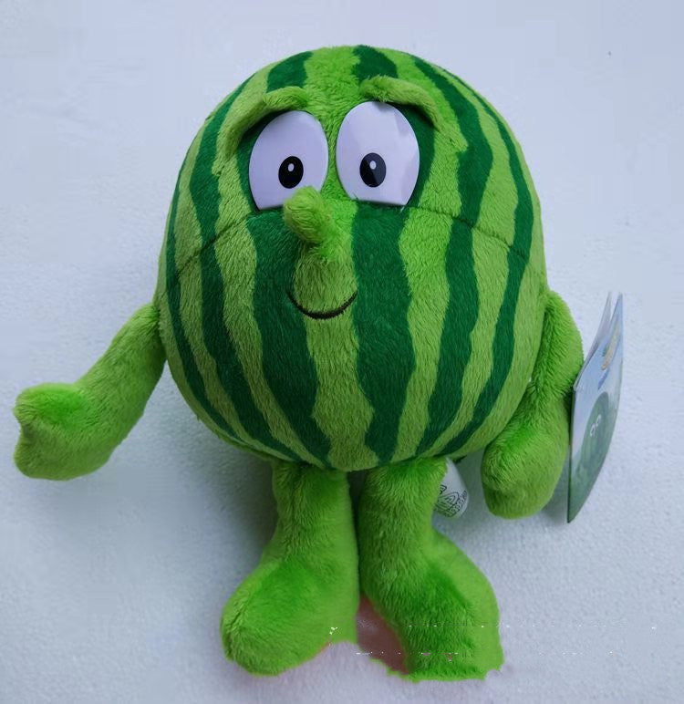 Vegetables and Fruits, Pumpkin and Watermelon Plush Toys - Cindi Book