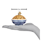 Old World Christmas Bowl Of Mac & Cheese - hand-blown glass Christmas tree ornament (view 6)