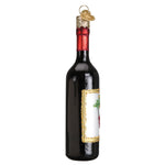 Old World Christmas Red Wine Bottle Ornament - hand-blown glass Christmas tree ornament (view 5)
