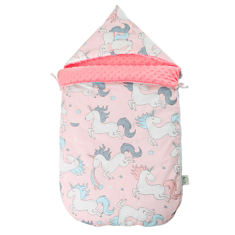 Newborn Baby Blanket Warm Fleece Stroller Cover Quilt - Cindi Book