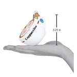 Old World Christmas Cappuccino Ornament - hand-blown glass Christmas tree ornament (view 6)