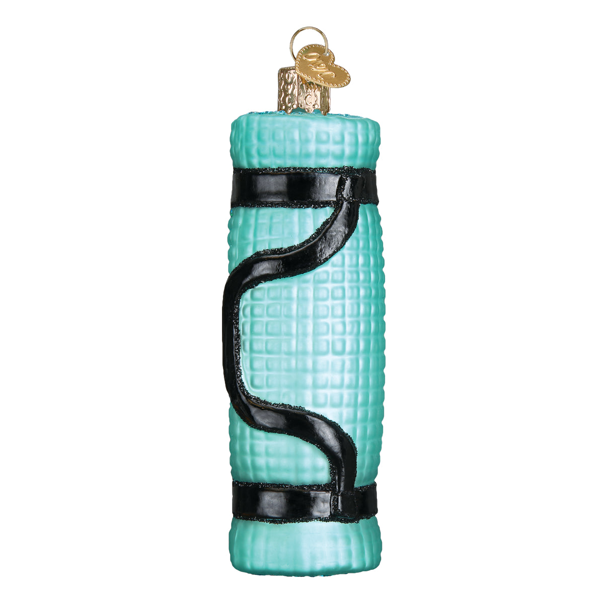 Old World Christmas Yoga Mat Ornament - hand-blown glass Christmas tree ornament (view 4)