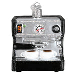 Old World Christmas Espresso Machine Ornament - hand-blown glass Christmas tree ornament (view 3)