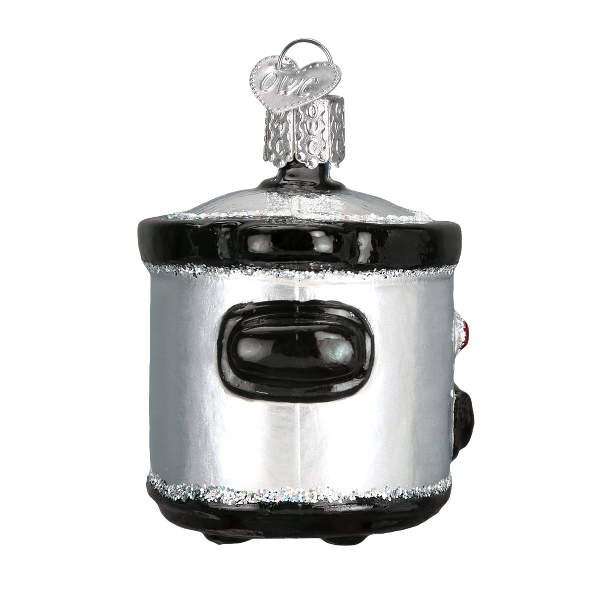 Old World Christmas Slow Cooker Ornament - hand-blown glass Christmas tree ornament (view 5)