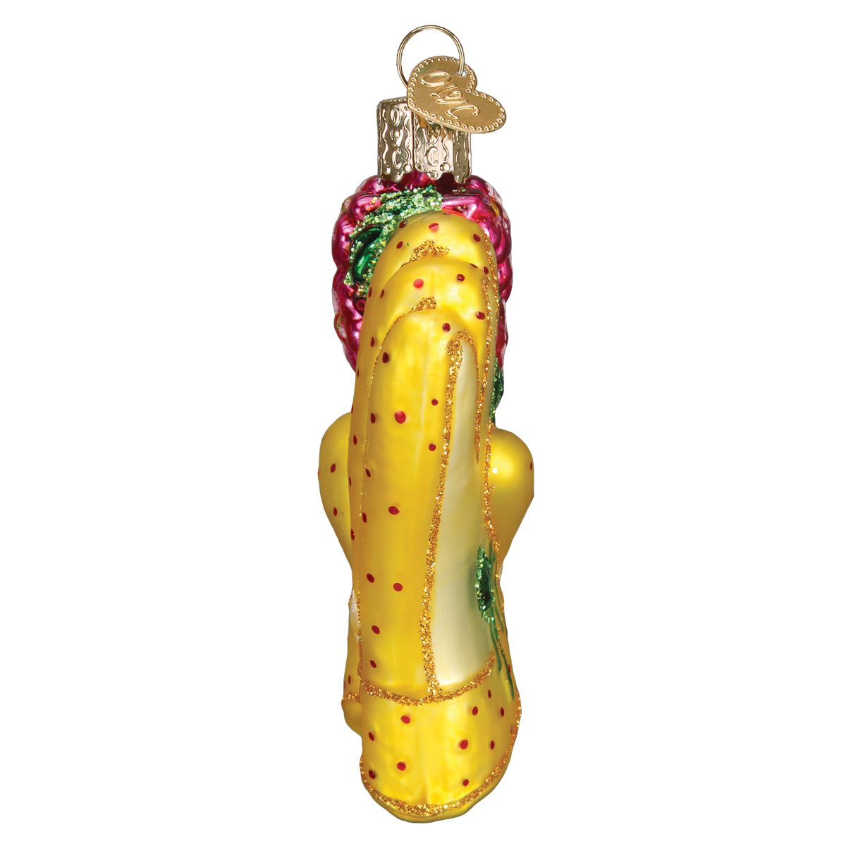 Old World Christmas Gardening Gloves Ornament - hand-blown glass Christmas tree ornament (view 5)