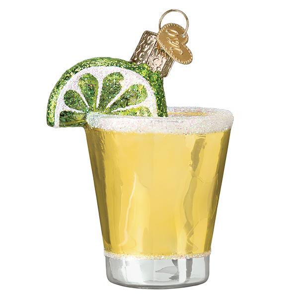 Old World Christmas Tequila Shot Ornament - hand-blown glass Christmas tree ornament (view 4)