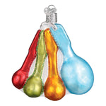 Old World Christmas Measuring Spoons Ornament - hand-blown glass Christmas tree ornament (view 4)