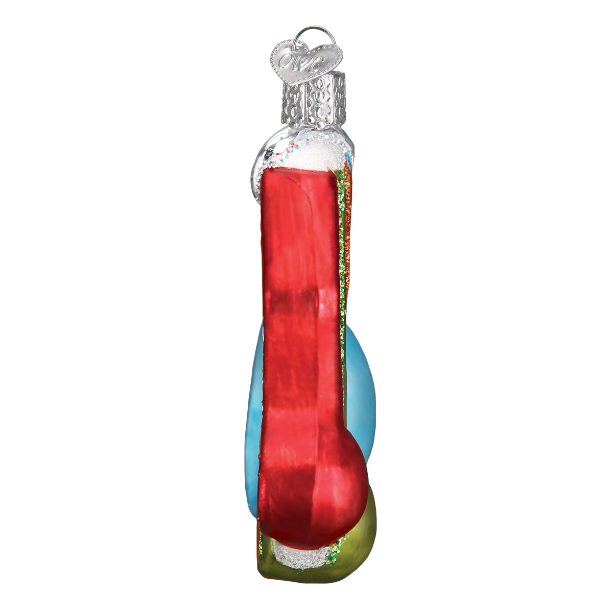 Old World Christmas Measuring Spoons Ornament - hand-blown glass Christmas tree ornament (view 5)
