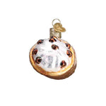 Old World Christmas Cannoli Ornament - hand-blown glass Christmas tree ornament (view 5)