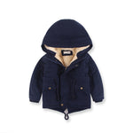 LM 6035 Europe And American Wind Boy's Coat And Cashmere Boy's Windcoat For Autumn And Winter Children's Clothes - Cindi Book