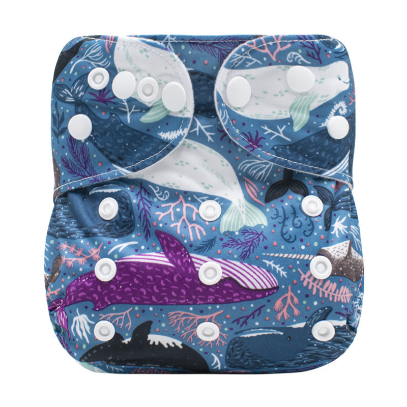Baby Washable Diaper Pants Leakproof Baby Cloth Pocket - Cindi Book