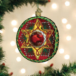 Old World Christmas Sombrero Ornament - hand-blown glass Christmas tree ornament