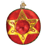 Old World Christmas Sombrero Ornament - hand-blown glass Christmas tree ornament (view 4)