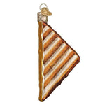 Old World Christmas Grilled Cheese Sandwich Ornament - hand-blown glass Christmas tree ornament (view 4)