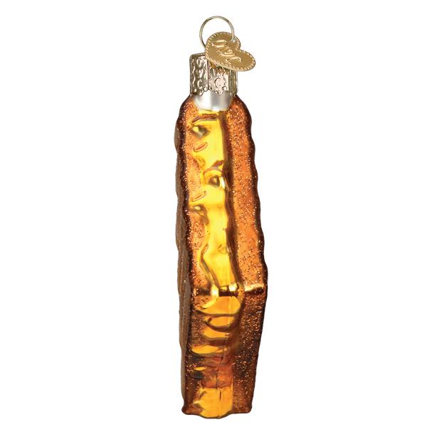 Old World Christmas Grilled Cheese Sandwich Ornament - hand-blown glass Christmas tree ornament (view 5)