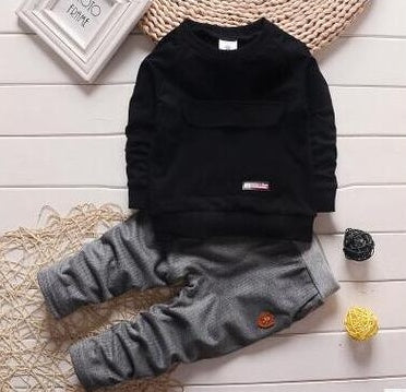 Toddler Baby Outfit Children Set 0-3 Years Old Set Pants Children's Sportswear Boys Girls Children's Clothing Brand