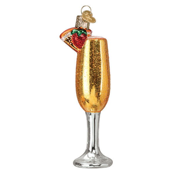 Old World Christmas Mimosa Ornament - hand-blown glass Christmas tree ornament (view 3)