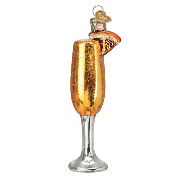 Old World Christmas Mimosa Ornament - hand-blown glass Christmas tree ornament (view 4)