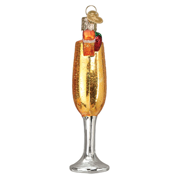 Old World Christmas Mimosa Ornament - hand-blown glass Christmas tree ornament (view 5)