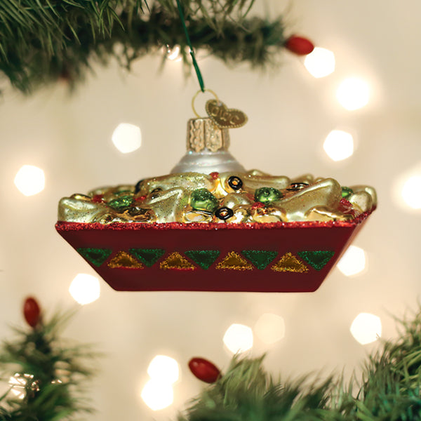 Old World Christmas Nachos Ornament - hand-blown glass Christmas tree ornament