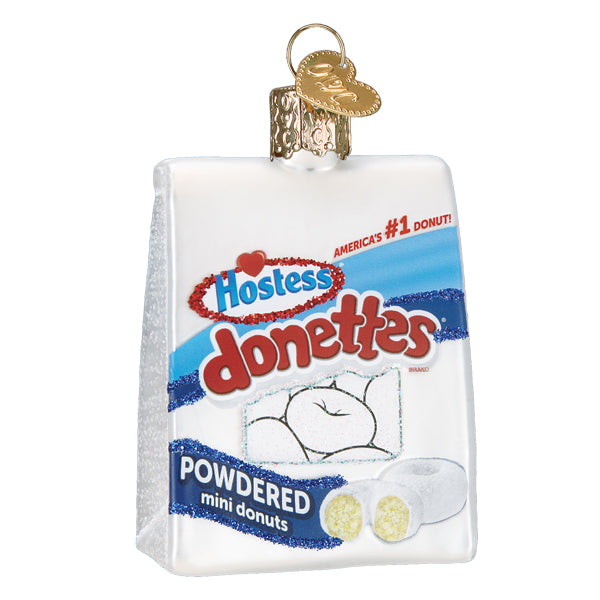 Old World Christmas Hostess™ Donettes™ Ornament - hand-blown glass Christmas tree ornament (view 3)