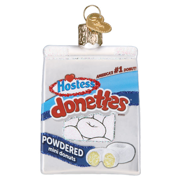Old World Christmas Hostess™ Donettes™ Ornament - hand-blown glass Christmas tree ornament (view 4)