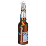 Old World Christmas Holiday Coors Light Bottle Ornament - hand-blown glass Christmas tree ornament (view 5)