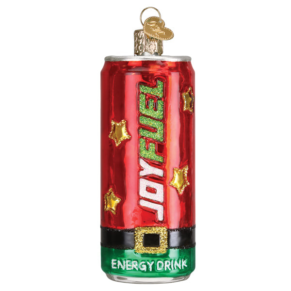Old World Christmas Joyfuel Energy Drink Ornament - hand-blown glass Christmas tree ornament (view 3)