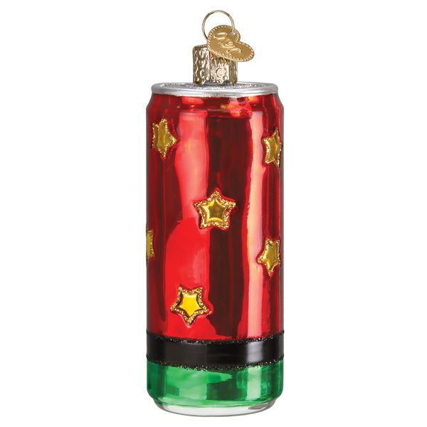 Old World Christmas Joyfuel Energy Drink Ornament - hand-blown glass Christmas tree ornament (view 4)