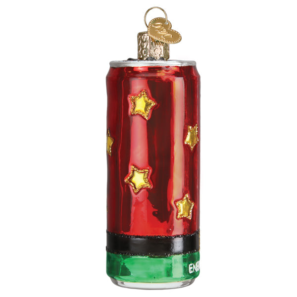 Old World Christmas Joyfuel Energy Drink Ornament - hand-blown glass Christmas tree ornament (view 5)