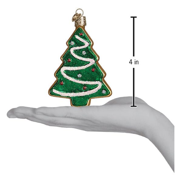 Old World Christmas Christmas Tree Sugar Cookie Ornament - hand-blown glass Christmas tree ornament (view 4)