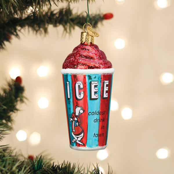 Old World Christmas ICEE Ornament - hand-blown glass Christmas tree ornament