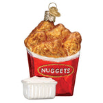 Old World Christmas Chicken Nuggets Ornament - hand-blown glass Christmas tree ornament (view 3)