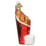Old World Christmas Chicken Nuggets Ornament - hand-blown glass Christmas tree ornament (view 5)