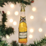 Old World Christmas Miller High Life Bottle Ornament - hand-blown glass Christmas tree ornament