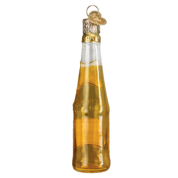 Old World Christmas Miller High Life Bottle Ornament - hand-blown glass Christmas tree ornament (view 4)