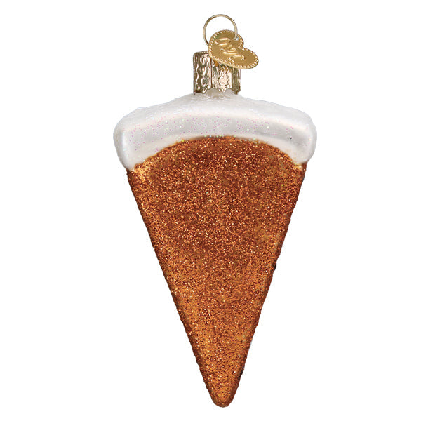 Old World Christmas Carrot Cake Ornament - hand-blown glass Christmas tree ornament (view 4)