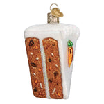 Old World Christmas Carrot Cake Ornament - hand-blown glass Christmas tree ornament (view 5)