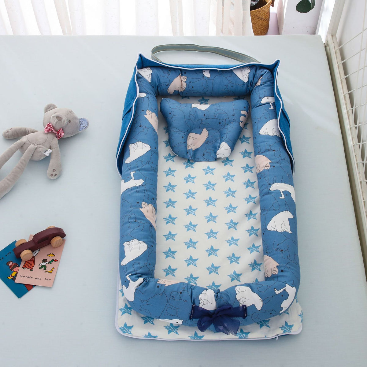Cotton Portable Foldable Baby Bed - Cindi Book