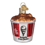 Old World Christmas KFC Bucket Of Chicken Ornament - hand-blown glass Christmas tree ornament (view 3)