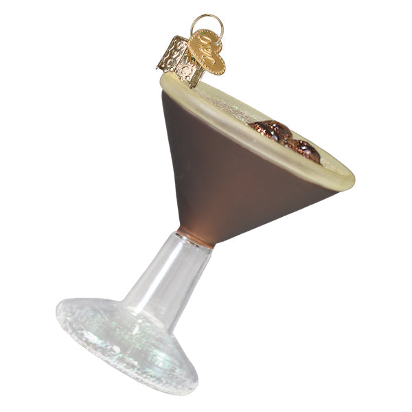 Old World Christmas Espresso Martini Ornament - hand-blown glass Christmas tree ornament (view 4)